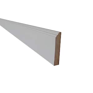 Tremont Assembled 0.75 in. x 96 in. x 4 in. Furniture Base Molding in Pearl Gray