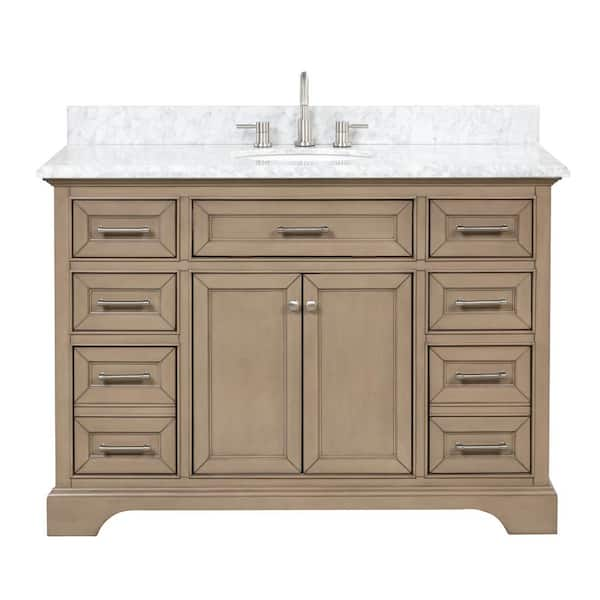 Reviews for Home Decorators Collection Windlowe 49 in. Single Sink ...