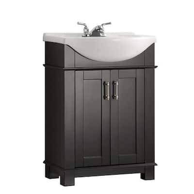 Black - 24 Inch Vanities - Bathroom Vanities - Bath - The Home Depot