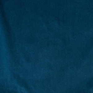 2x2 in. Satin Teal Blue Velvet Fabric Swatch Sample