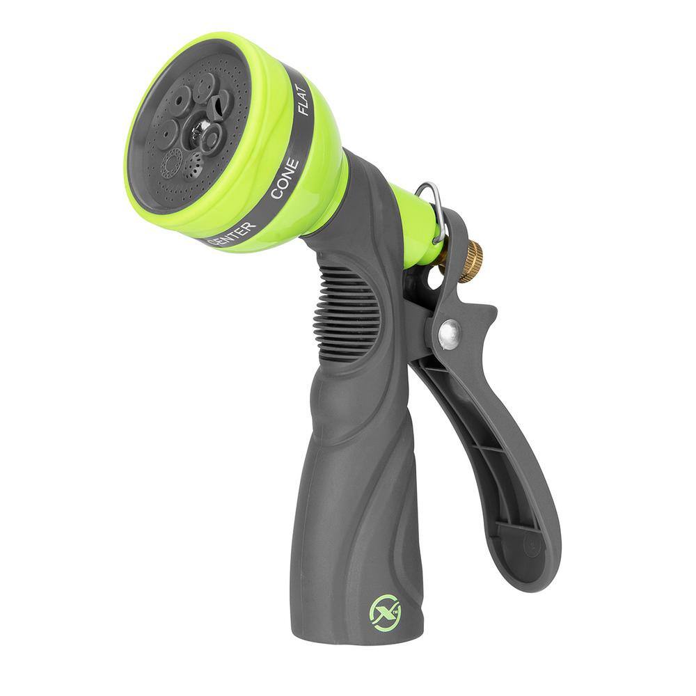 Flexzilla ZillaGreen 7Pattern Adjustable Pistol Grip Garden Hose Nozzle NFZG66E The Home Depot