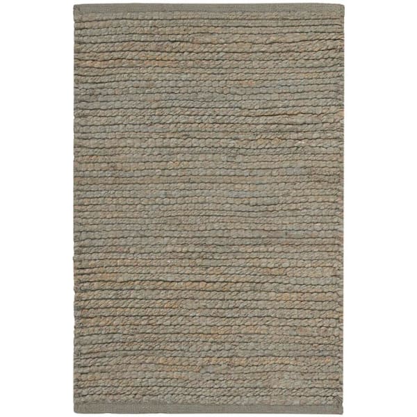 Natural Jute Sage 2 ft. x 3 ft. All-Over Design Contemporary Area Rug