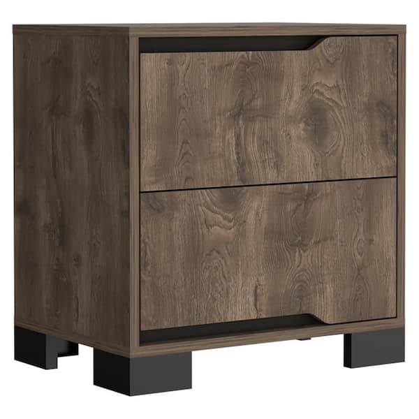 RST BRANDS Holbrook 2-Drawer Rich Oak Nightstand