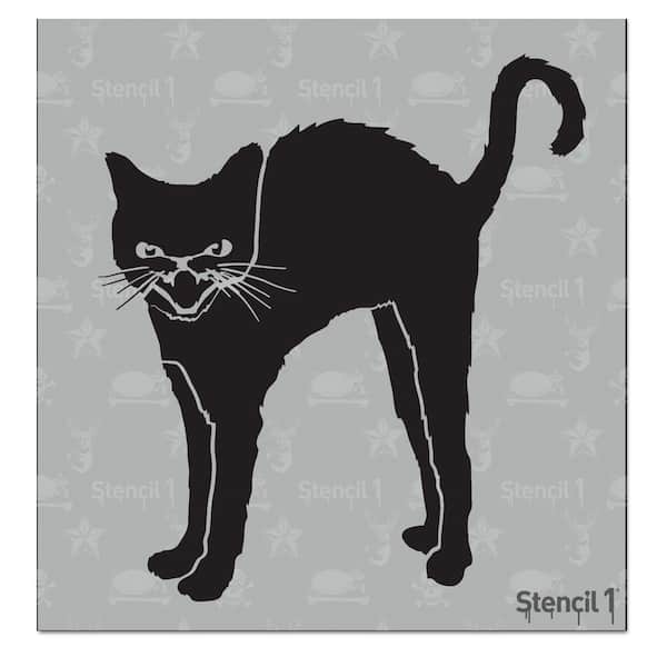 Stencil1 Black Cat Small Stencil