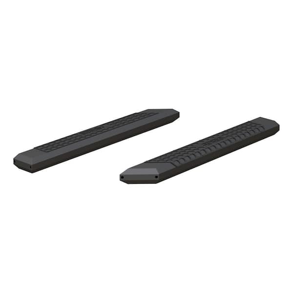 Aries AdvantEDGE 5-1/2" x 53" Black Aluminum Side Bars (No Brackets)
