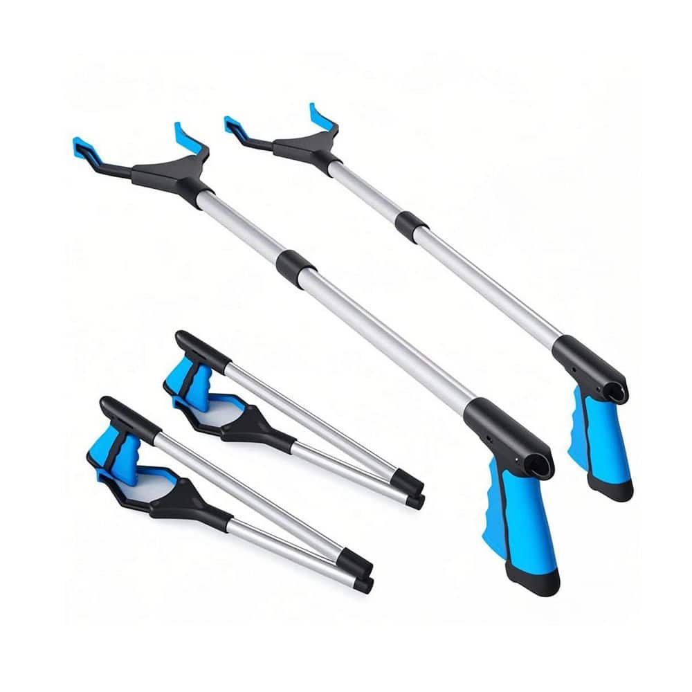 32 in. Long Reacher Grabber Pickup Tool Foldable Trash Picker for Elderly Litter Claw Grabber 2-Pack price history on PriceWatchPro