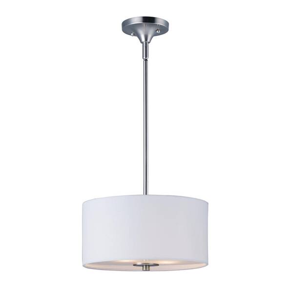 Maxim Lighting Bongo 2-Light Satin Nickel Semi-Flushmount