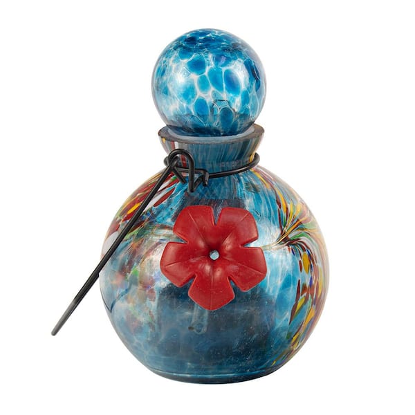 Echo Valley LunaLite Globe Blue Hummingbird Feeder