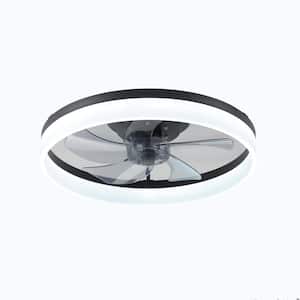 19.7 in. 6-Speed Indoor LED Light Dimmable Smart Ceiling Fan with Remote