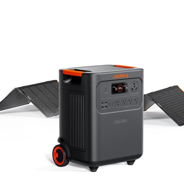 3600W/7200W Push Button Start Solar Generator HomePower 3600 Plus w/ 1-Piece 500X Solar Panel for Essential Home Backup