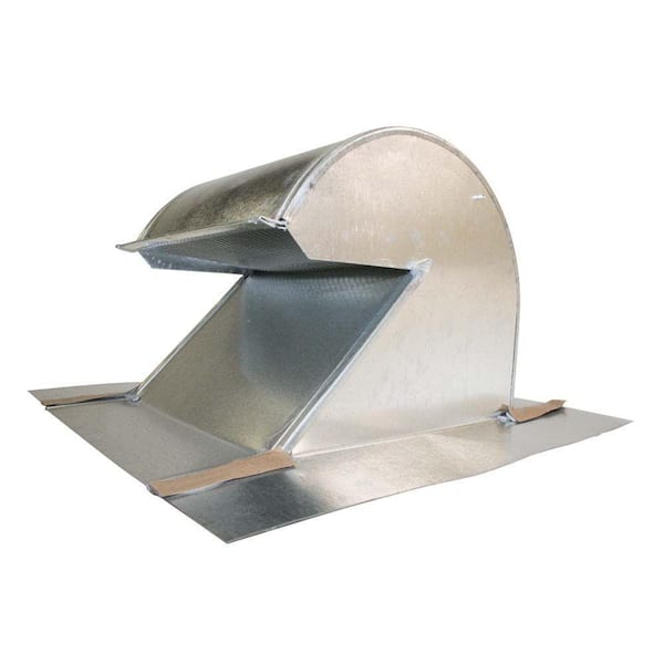 Gibraltar Building Products 10 in. Galvanized Steel Gooseneck Vent