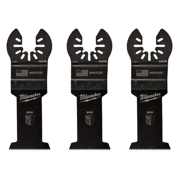 Milwaukee 49-25-1103 Oscillating Multi-tool 3pk Blade Kit for sale online 