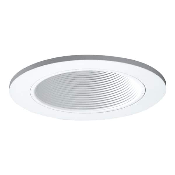 HALO 3 in. White Recessed Ceiling Light Adjustable Baffle Trim