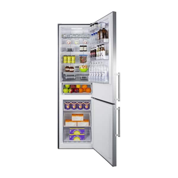 FF71 by Summit - Frost-Free Refrigerator/Freezer in slim 18 Width and ADA  Compliant 46 Height