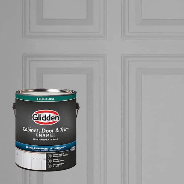 1 gal. PPG1001-4 Flagstone Semi-Gloss Door, Trim and Cabinet Paint