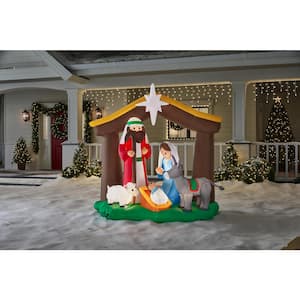 6 ft. LED Nativity Scene Christmas Airblown® Inflatable