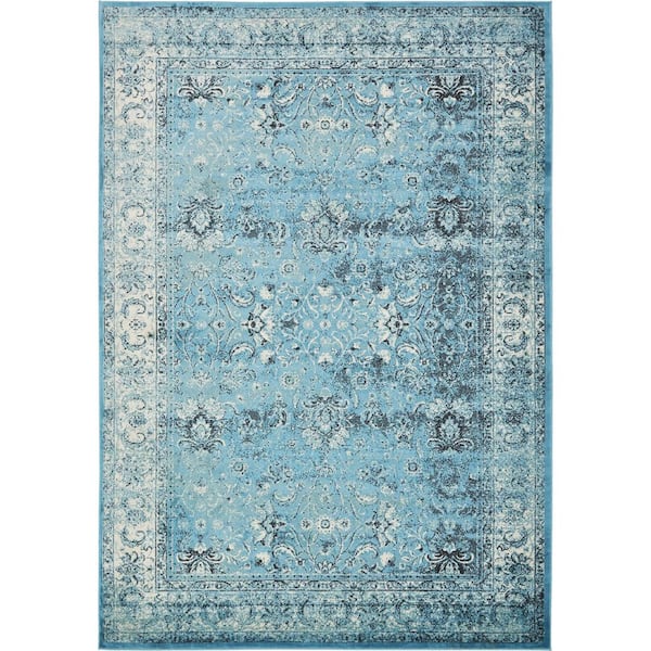 Unique Loom Imperial Bosphorus Turquoise 8' 0 x 11' 6 Area Rug