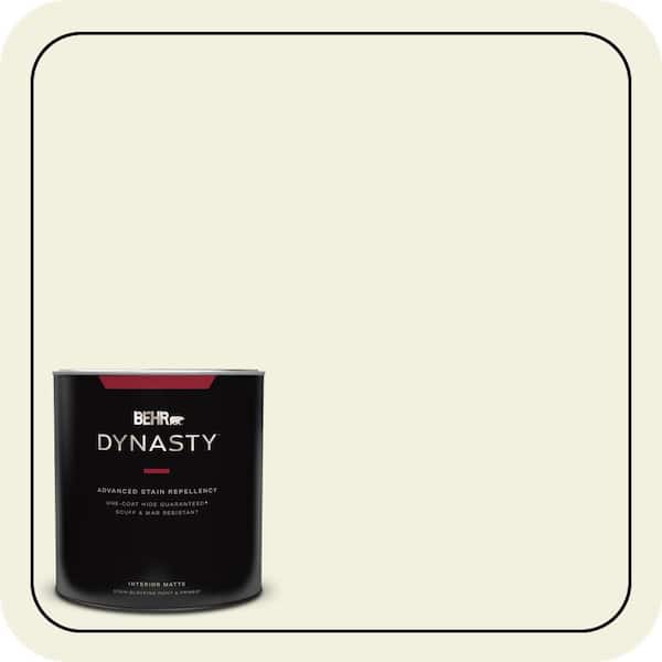 BEHR DYNASTY 1 qt. #GR-W2 Atrium White Matte Interior Stain-Blocking Paint & Primer
