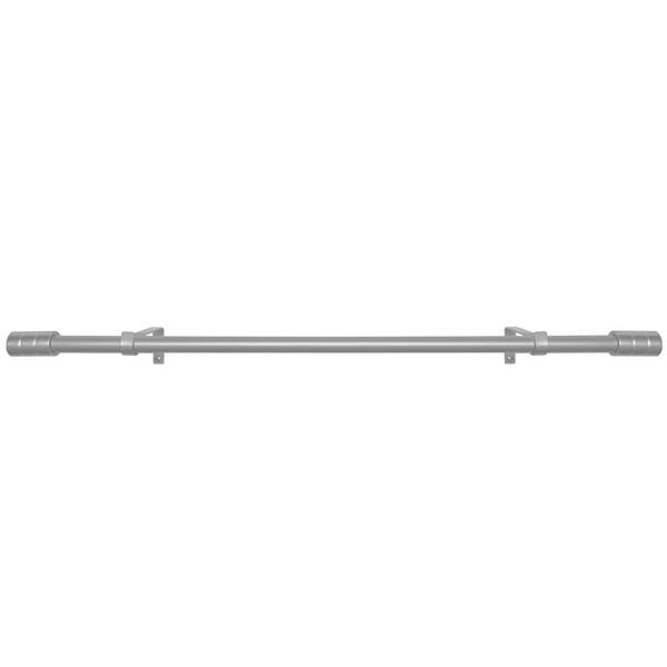 Buono II Cole Silver Decorative Rod & Finial 66-120 Inch
