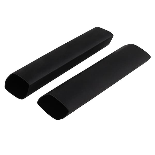 Commercial Electric 3/4 in. Heat Shrink Tubing, Black (2-Pack)