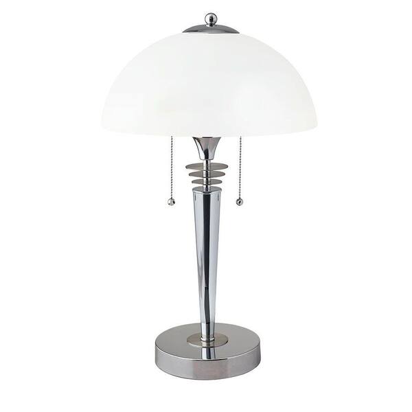 Adesso 22.5 in. Silver Metropolis Table Lamp