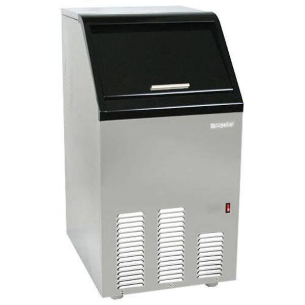 EdgeStar 17 in. Wide 25 lbs. Capacity BuiltIn Ice Maker in Stainless