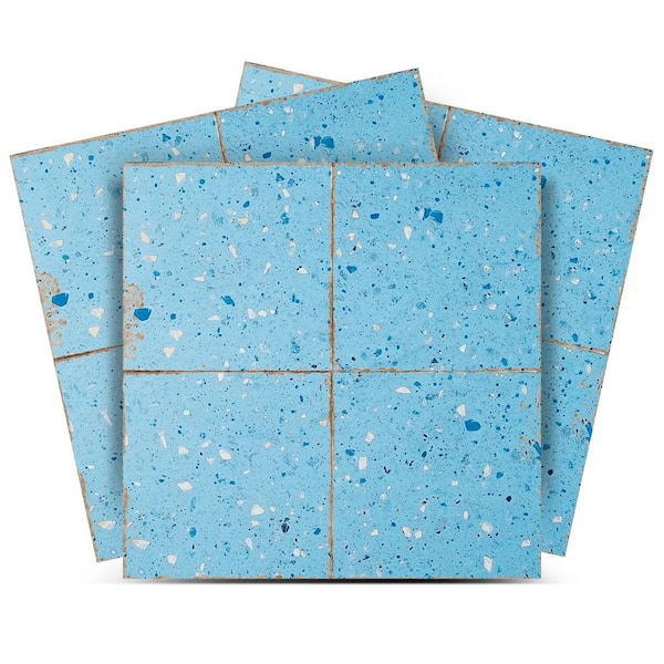 MI ALMA Blue T9 7 in. x 7 in. Vinyl Peel and Stick Tile (24-Tiles, 8.17 sq. ft./Pack)
