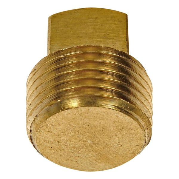 Dorman Brass Pipe Plug - Square Head - 3/8 In. MNPT