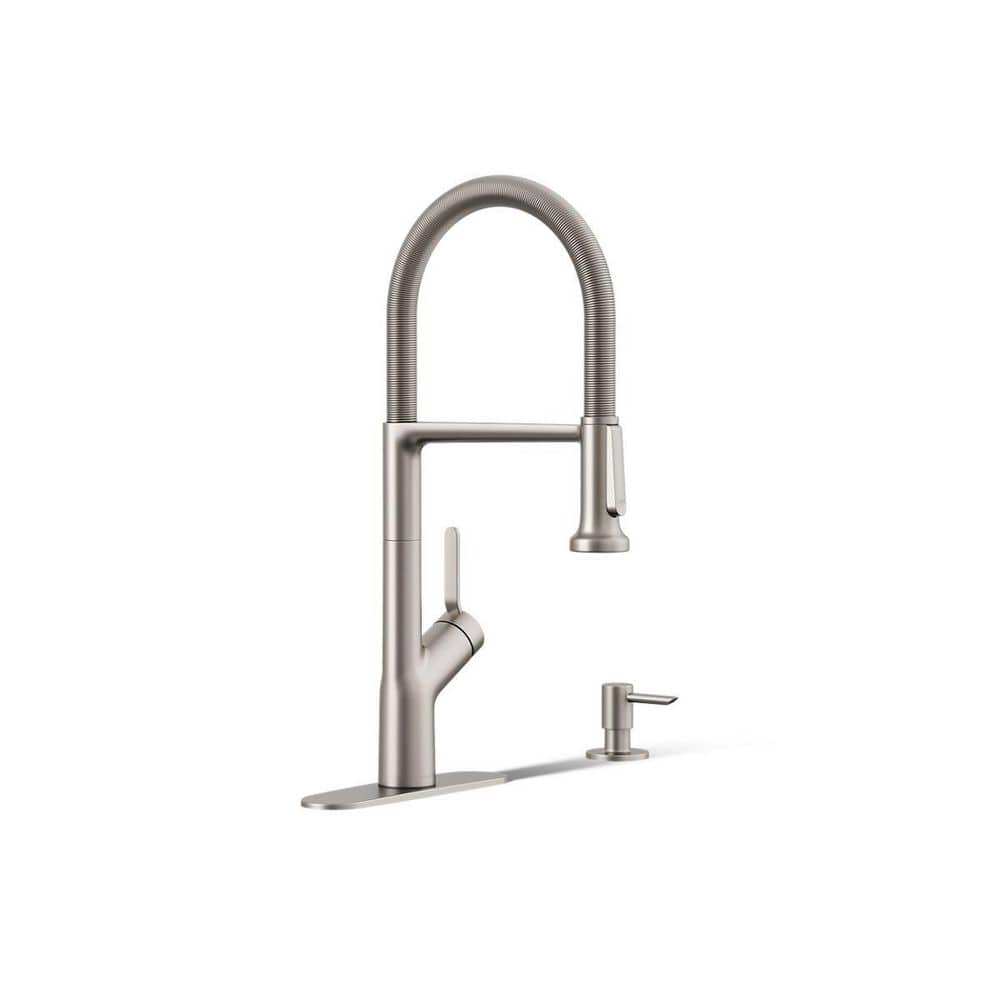 KOHLER Clarus Semi-Professional Single Handle Pull Down Sprayer Kitche –  Super Arbor, image size:1000x1000