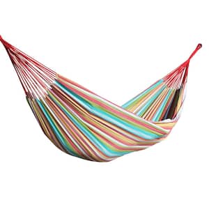 12 ft. Brazilian Style Cotton Double Hammock Bed in Multi-Colors