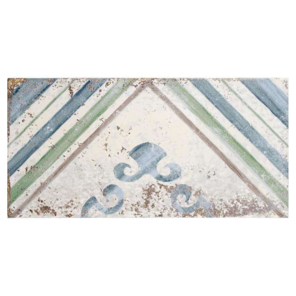 Merola Tile Atelie Apollini 5-7/8 in. x 11-7/8 in. Ceramic Wall