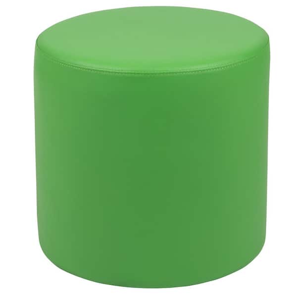 Carnegy Avenue Nicholas Green Vinyl Soft Seating Flexible Circle for Classrooms and Common Spaces - 18 in. Seat Height