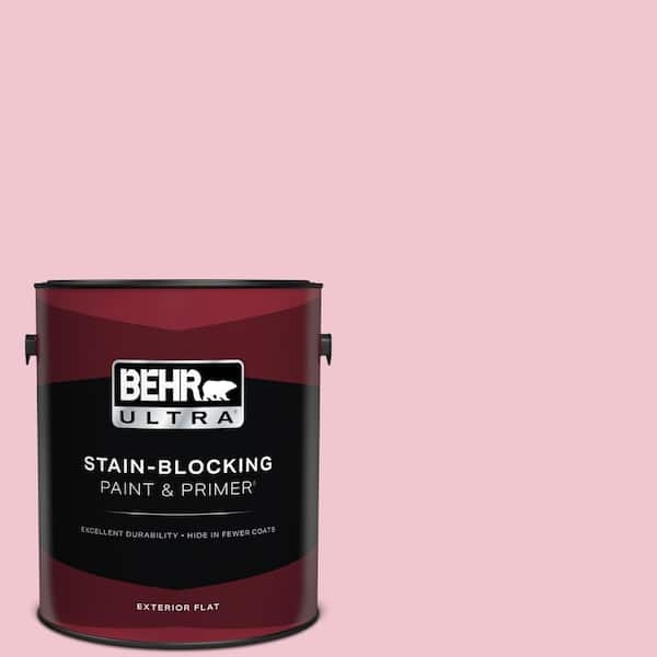 BEHR ULTRA 1 gal. #P140-2 Sweetheart Flat Exterior Paint & Primer