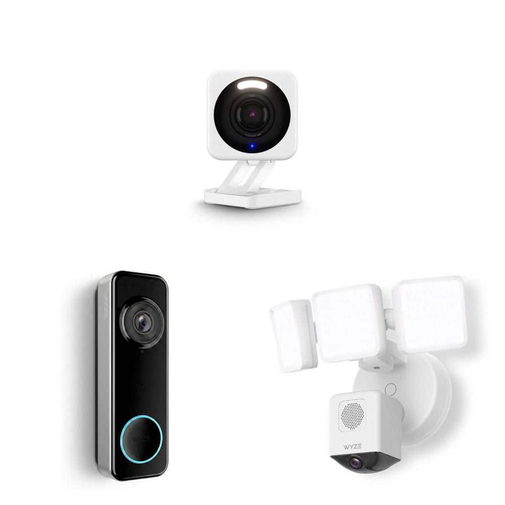 Wyze Cam v4 Wi-Fi 2.5K QHD Indoor/Outdoor Plug-In Smart Home