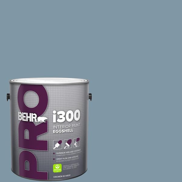 BEHR PRO 1 gal. #560F-5 Bleached Denim Eggshell Interior Paint