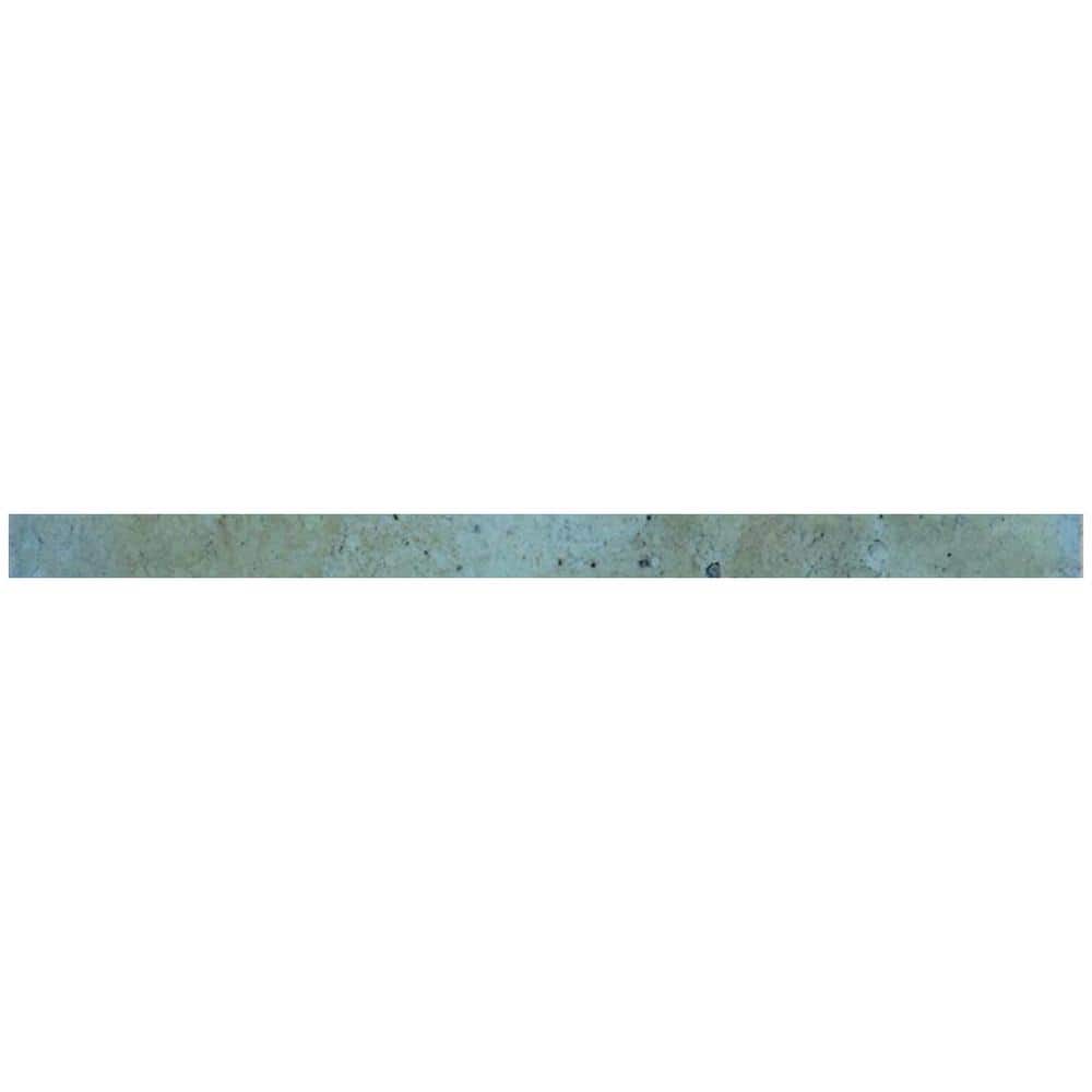 Antiek Blue 1 x 8 Glossy Ceramic Pencil Tile Trims (0.7 sq. ft./case) (10-Pack) price history on PriceWatchPro