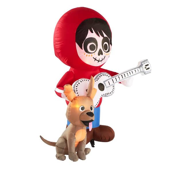 Disney 6 ft. Coco Miguel and Dante Inflatable 225207 - The Home Depot