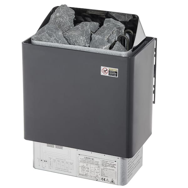 9KW 220V Electric Sauna Heater with External Digital Controller, 3h Timer and Adjustable Temperature