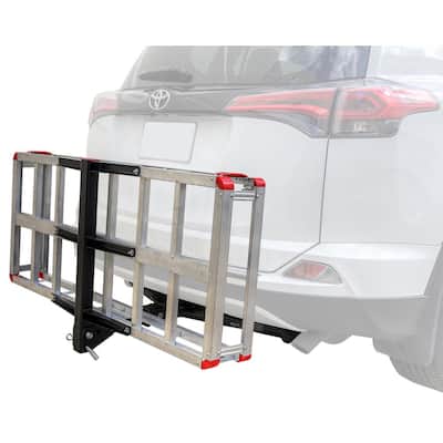 500 lb. Capacity 50 in. x 24 in. Aluminum Hitch Cargo Carrier for 2 in. Receiver