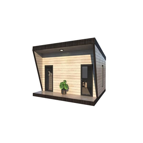 The Sedona 140 sq. ft. Tiny Small Home Steel Frame Building Kit ADU Cabin  Guest House Home Office SEDU140 - The Home Depot