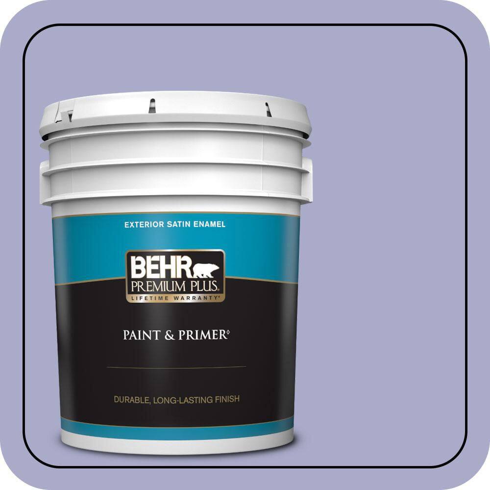 5 gal. #M550-4 Wisteria Blue Satin Enamel Exterior Paint & Primer price history on PriceWatchPro