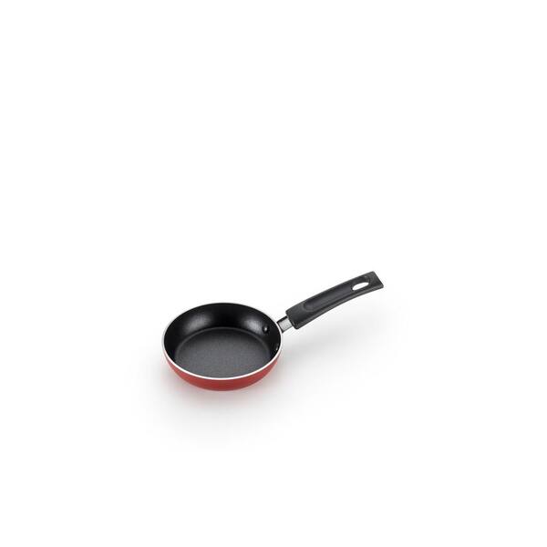 T-fal Initiatives 18-Piece Aluminum Nonstick Cookware Set in Red B209SA74 -  The Home Depot