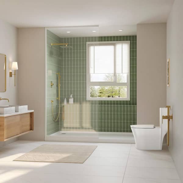 EVERSTEIN 1-Handle Hot and Cold Bidet Faucet with Wall Mount