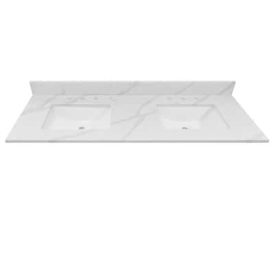 Quartz - Bathroom Vanity Tops - Bathroom Vanities - The Home Depot
