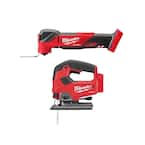 M18 FUEL 18-Volt Lithium-Ion Cordless Brushless Oscillating Multi-Tool with FUEL Jigsaw (Tool-Only)