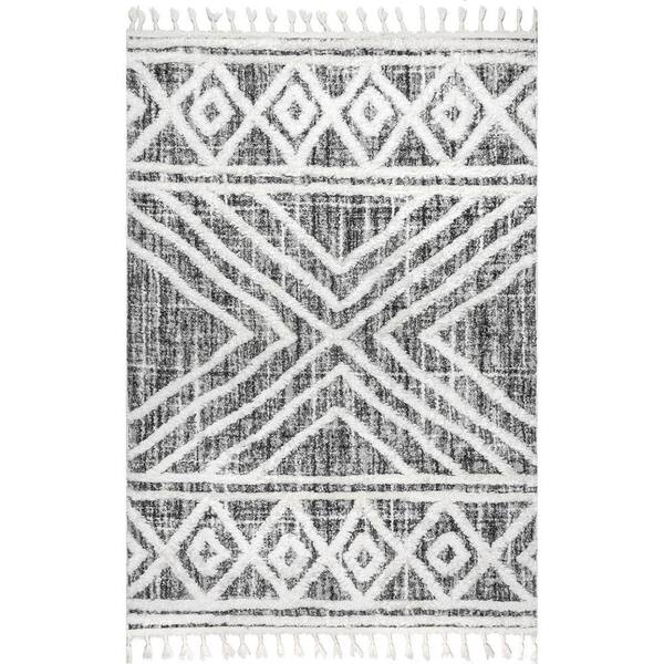 Nuloom Pamela Grey 9 Ft X 12 Contemporary High Low Gy Tassel Indoor Area Rug Ozdn13a 9012 The Home Depot Nuloom Pamela Grey 9 Ft X 12, Comfort Bay Curtains Pamela Brown