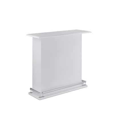Kite White Bar with Foot Railing