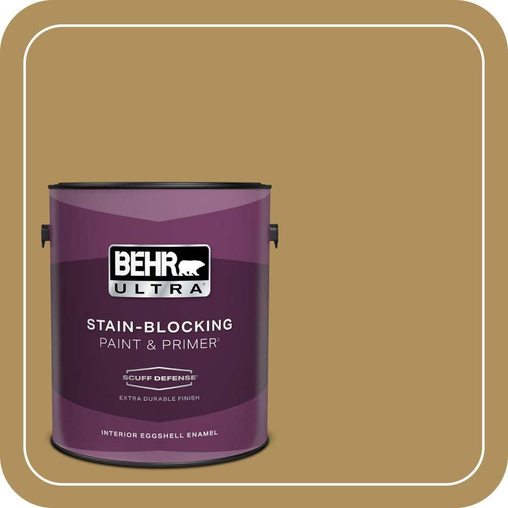 1 gal. #S310-5 Brazilian Citrine Extra Durable Eggshell Enamel Interior Paint & Primer price history on PriceWatchPro