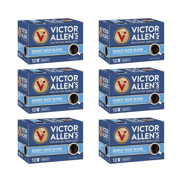 Unbranded Victor Allen's Coffee Donut Shop Blend, Medium Roast, 72 Count, Single Serve Coffee Pods for Keurig K-Cup Brewers