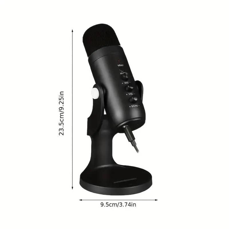 High Sensitivity USB Microphone in Black 1 (-Pack)